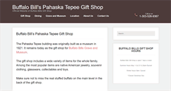 Desktop Screenshot of buffalobillsgiftshop.com