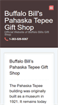 Mobile Screenshot of buffalobillsgiftshop.com